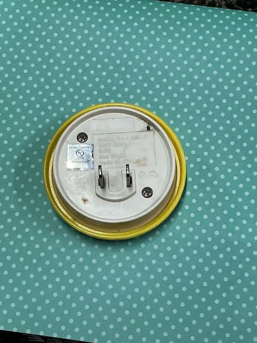 Vintage Smiley Face Plug-In Night Light